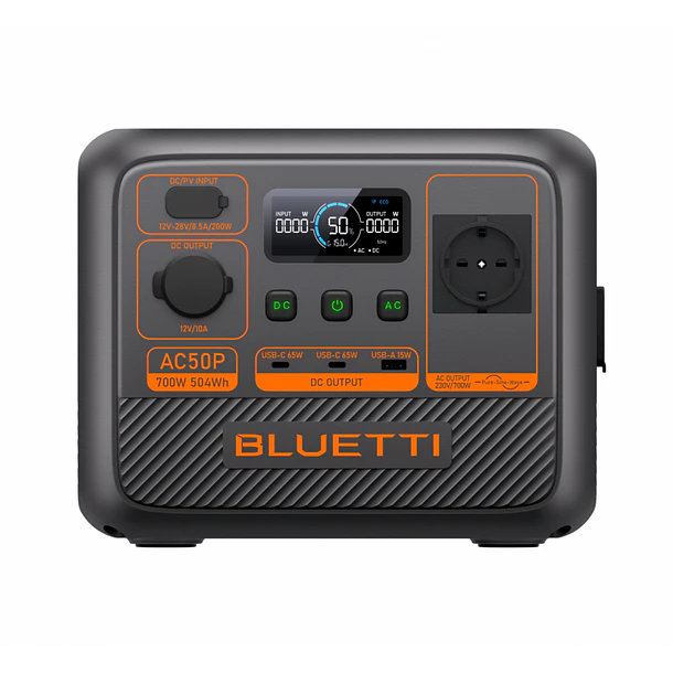 Estacion de energia Bluetti AC50P | 700W - 504Wh 1
