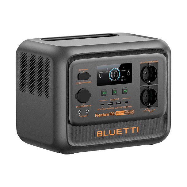 Estacion de energia Bluetti Premium 100 V2 | 2.000W -1.024 Wh 2