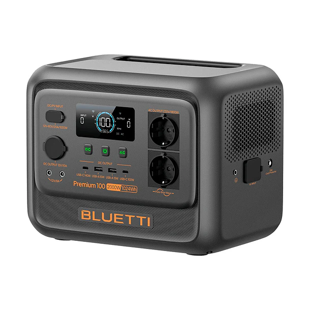 Estacion de energia Bluetti Premium 100 V2 | 2.000W -1.024 Wh 4