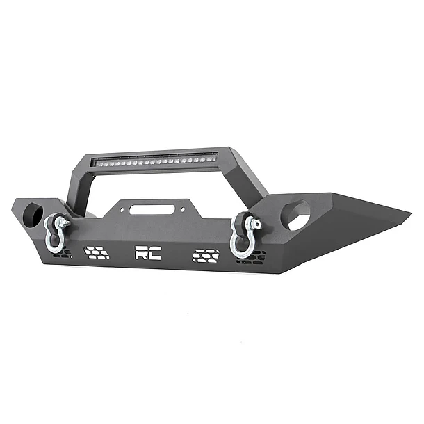 BUMPER DELANTERO CON BARRA LED JEEP WRANGLER JK/JL - JEEP GLADIATOR JT - ROUGH COUNTRY  2