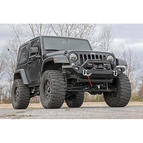 BUMPER DELANTERO CON BARRA LED JEEP WRANGLER JK/JL - JEEP GLADIATOR JT - ROUGH COUNTRY  4
