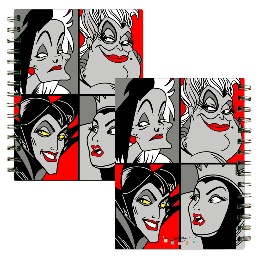 Cuaderno Villanas Disney