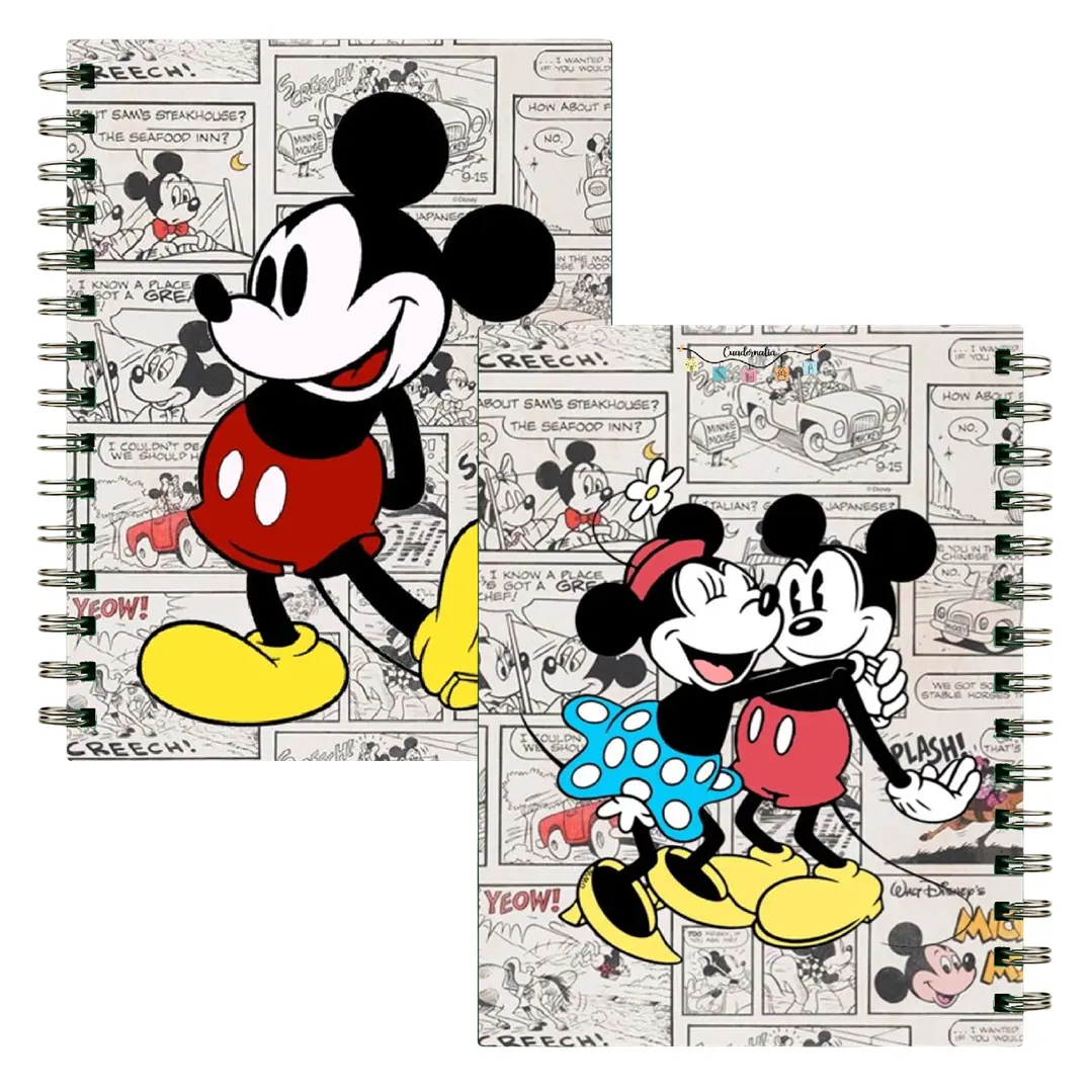 Cuaderno Mickey y Minnie Corazones