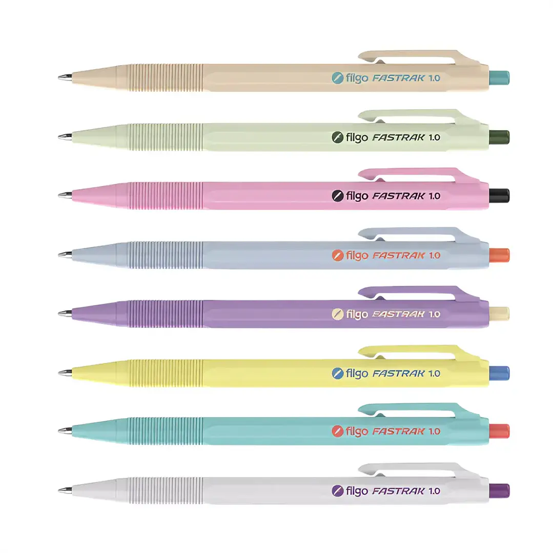 Bolígrafos retráctil fastrack pastel 2