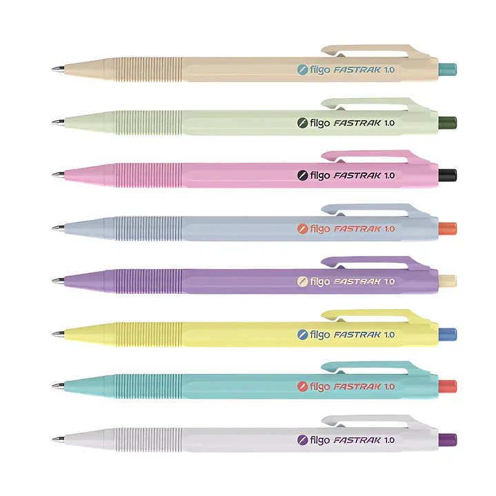 Bolígrafos retráctil fastrack pastel 2