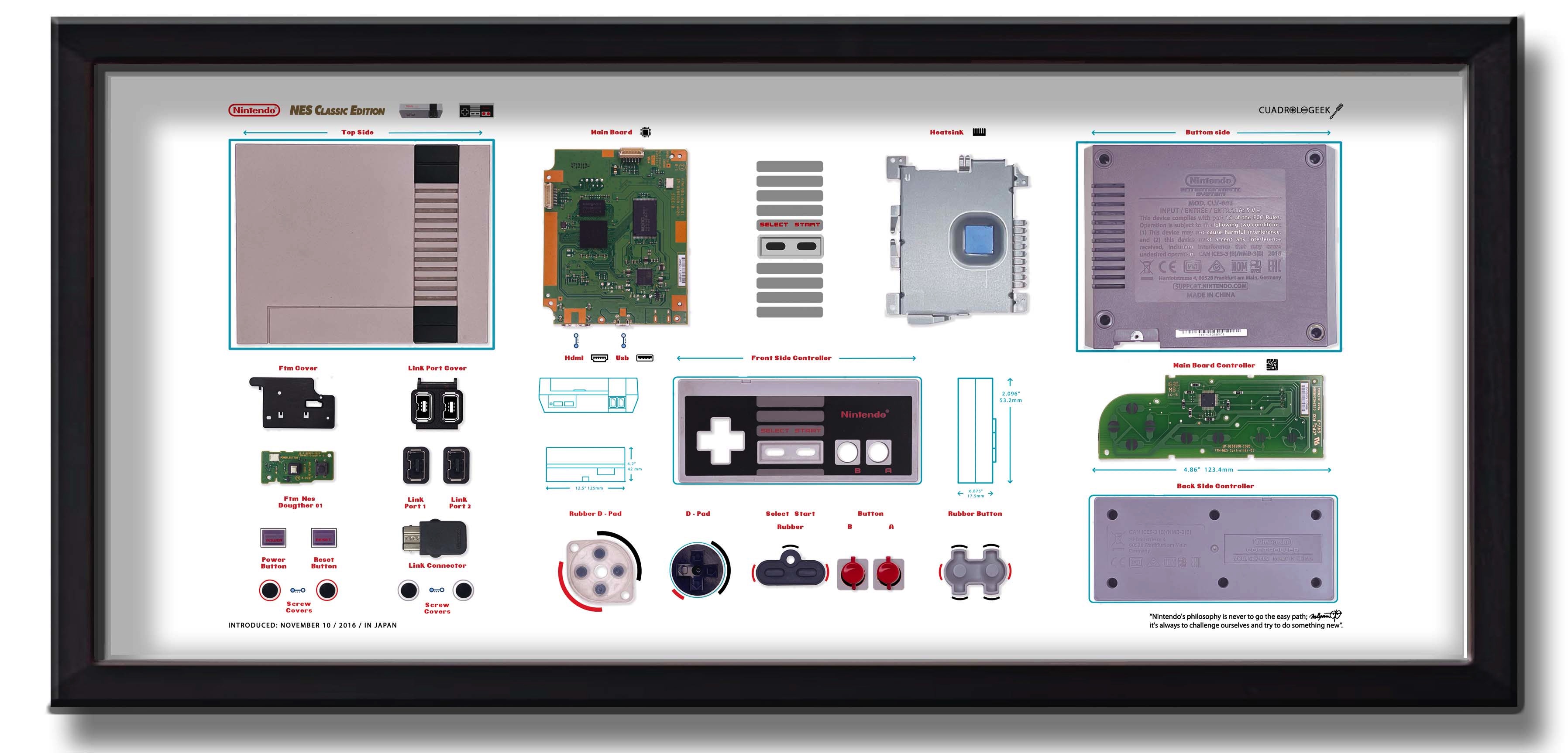 Cuadro Nes mini +Nes controller 1