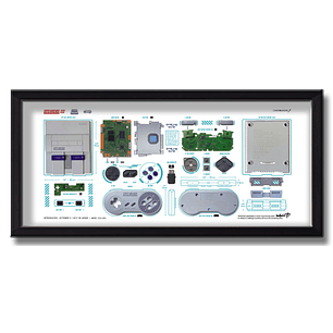 Cuadro Super Nes mini + Snes controller