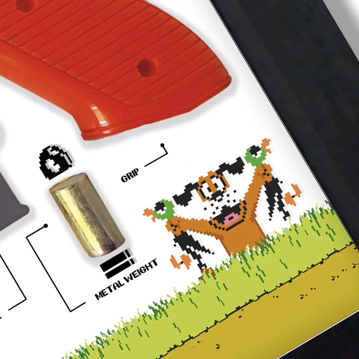 Formato Estándar Pistola Zapper Nintendo Nes Qr 3