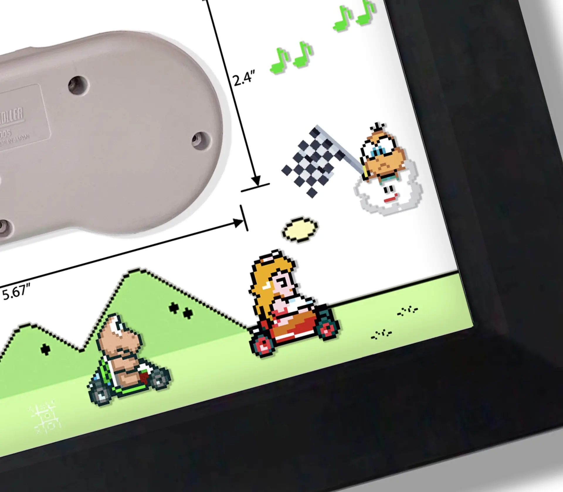 Formato Estándar Super Nes Mario Kart 7