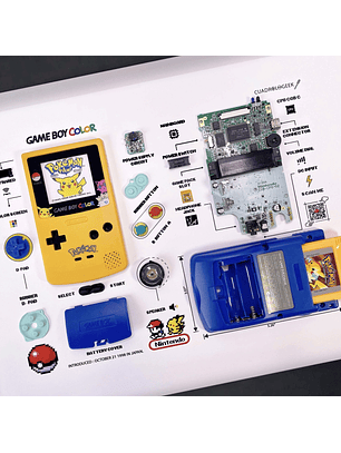 Formato Estándar Game Boy Color Edición Pokémon Yellow Qr 