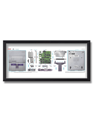 Gran Formato Consola Super Nintendo 