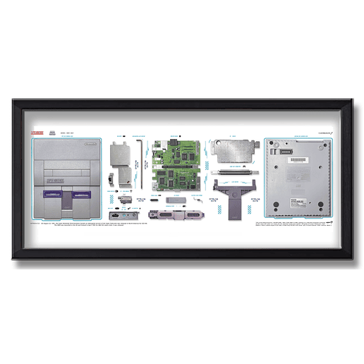 Gran Formato Consola Super Nintendo  1