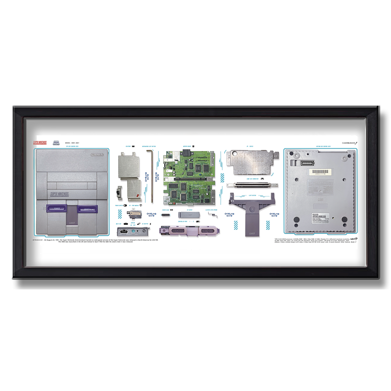 Gran Formato Consola Super Nintendo  1