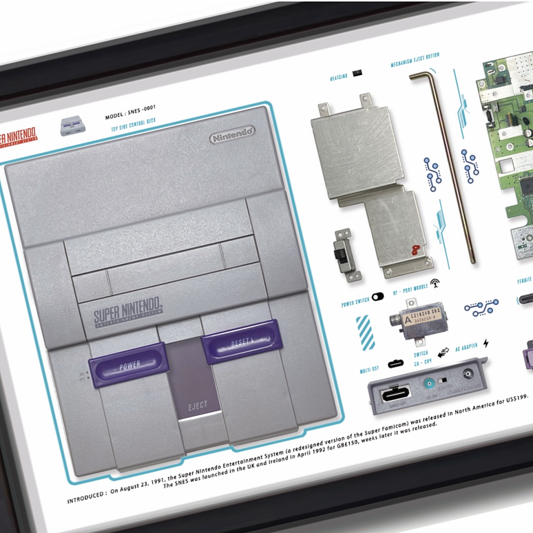 Gran Formato Consola Super Nintendo  6