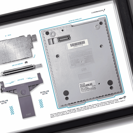 Gran Formato Consola Super Nintendo  7