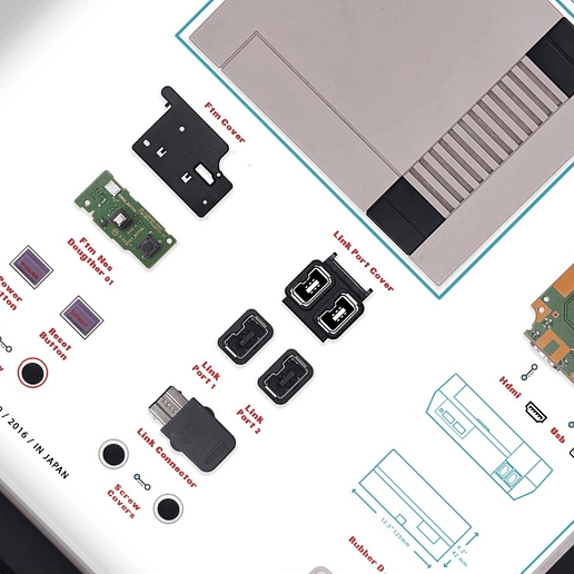 Formato Medio Nes mini +Nes controller 5