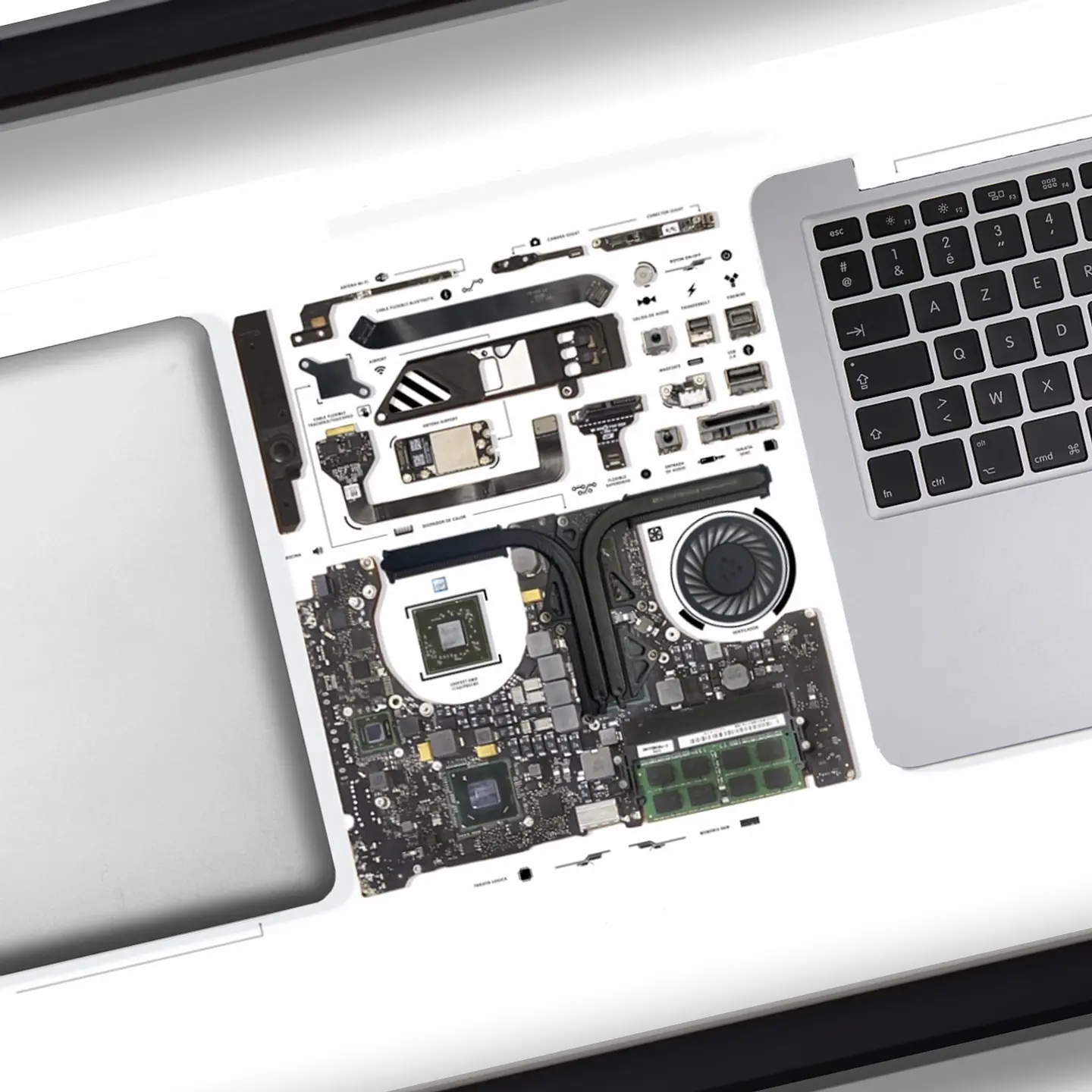 Gran Formato  Notebook Apple Macbook pro 15 pulgadas 2