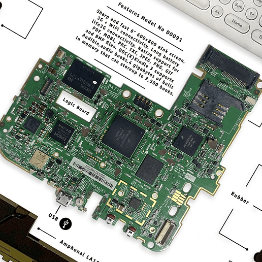 Formato Estándar Amazon Kindle 3 4
