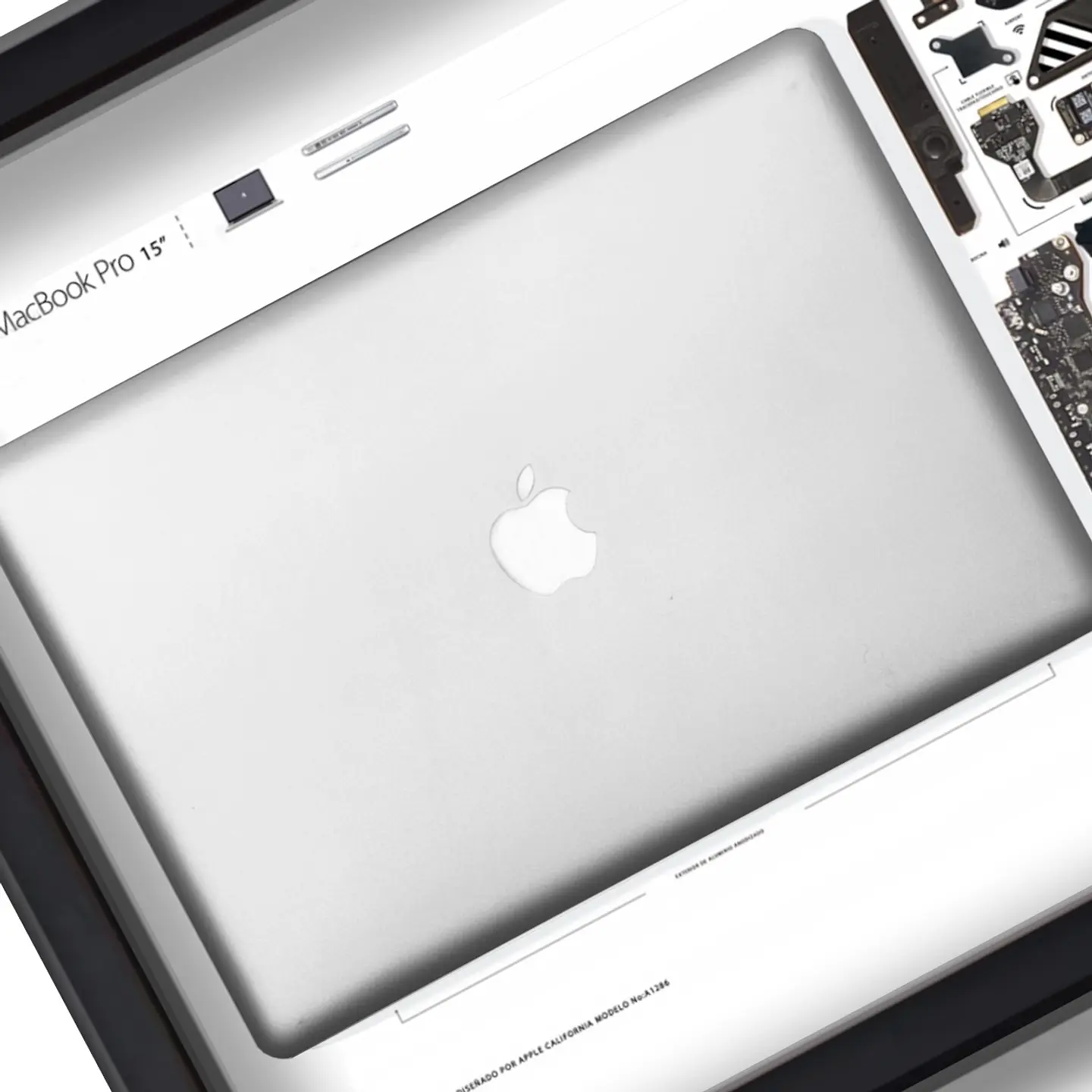 Gran Formato  Notebook Apple Macbook pro 15 pulgadas 5