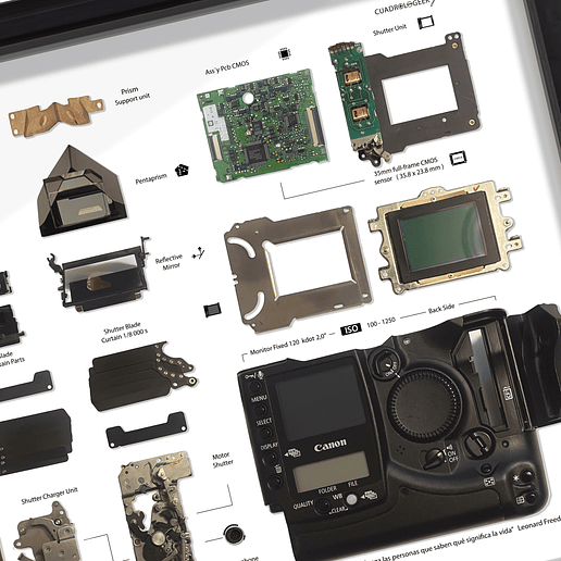 Gran Formato Cámara Fotográfica  1-ds Digital Full Frame 5