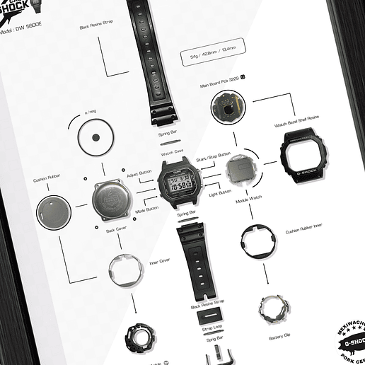 Formato Estándar Reloj Casio G-Shock 2