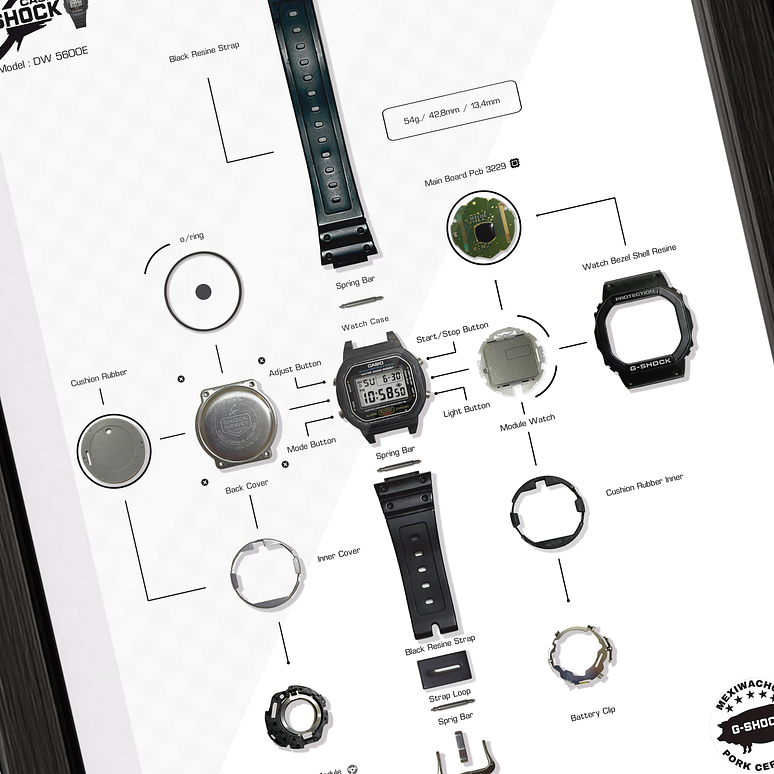 Formato Estándar Reloj Casio G-Shock 2