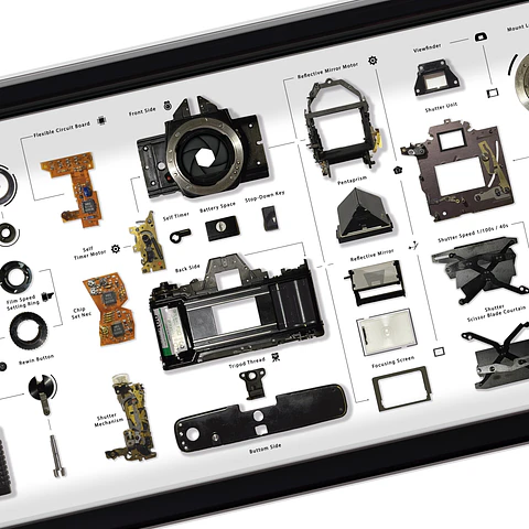 Gran Formato Cámara Fotográfica Praktica Análoga 