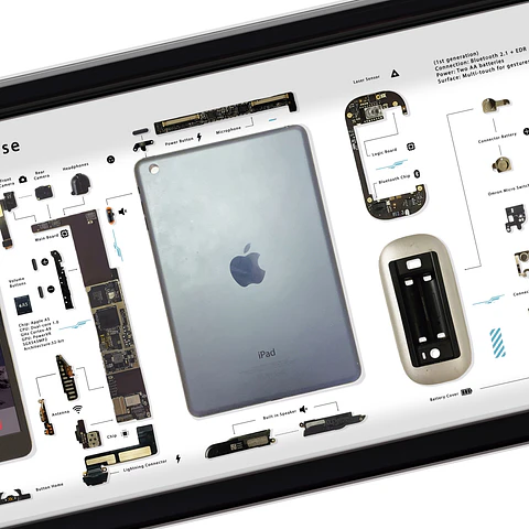 Formato Medio Apple Ipad + Magic Mouse