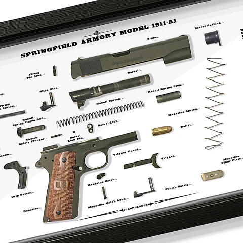  Formato Medio Pistola Springfield 1911-A1