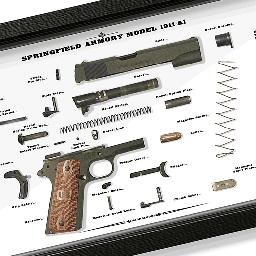  Formato Medio Pistola Springfield 1911-A1 2
