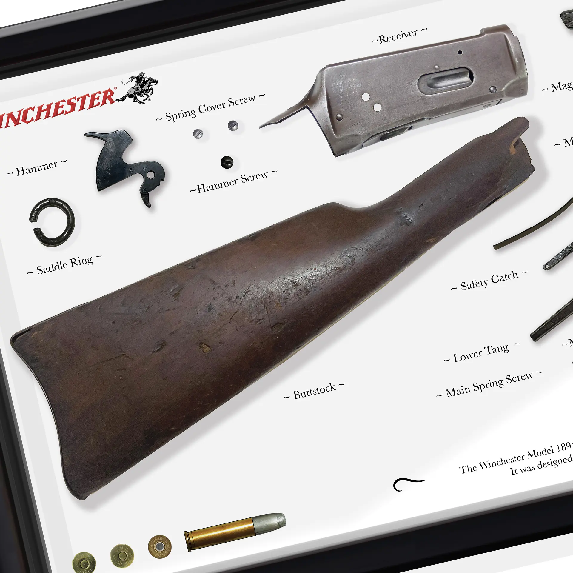 Gran Formato Rifle Winchester 1894 3