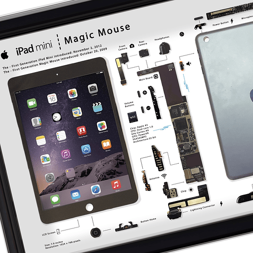 Formato Medio Apple Ipad + Magic Mouse 4