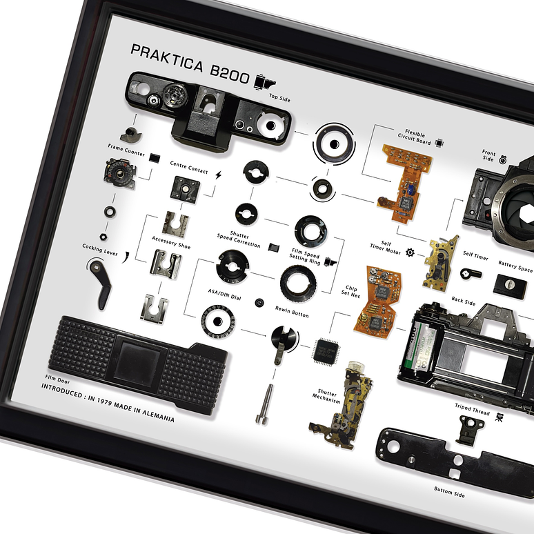 Gran Formato Cámara Fotográfica Praktica Análoga  4