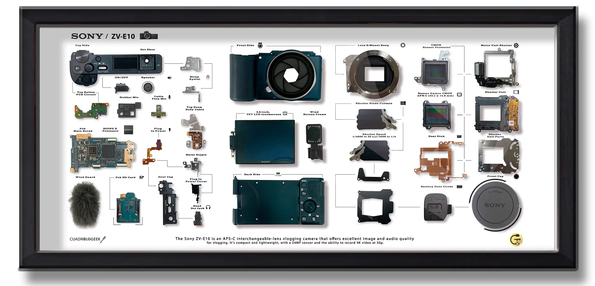 Formato Medio Cámara Fotográfica  ZV-E10 1