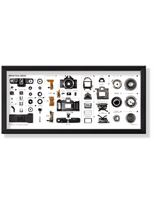 Gran Formato Cámara Fotográfica Praktica Análoga 