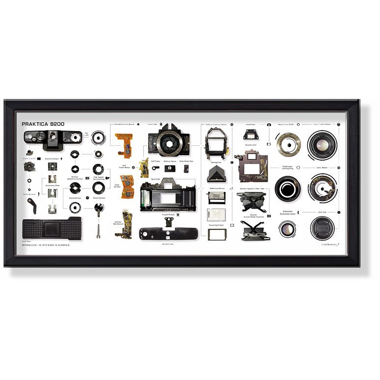 Gran Formato Cámara Fotográfica Praktica Análoga  1