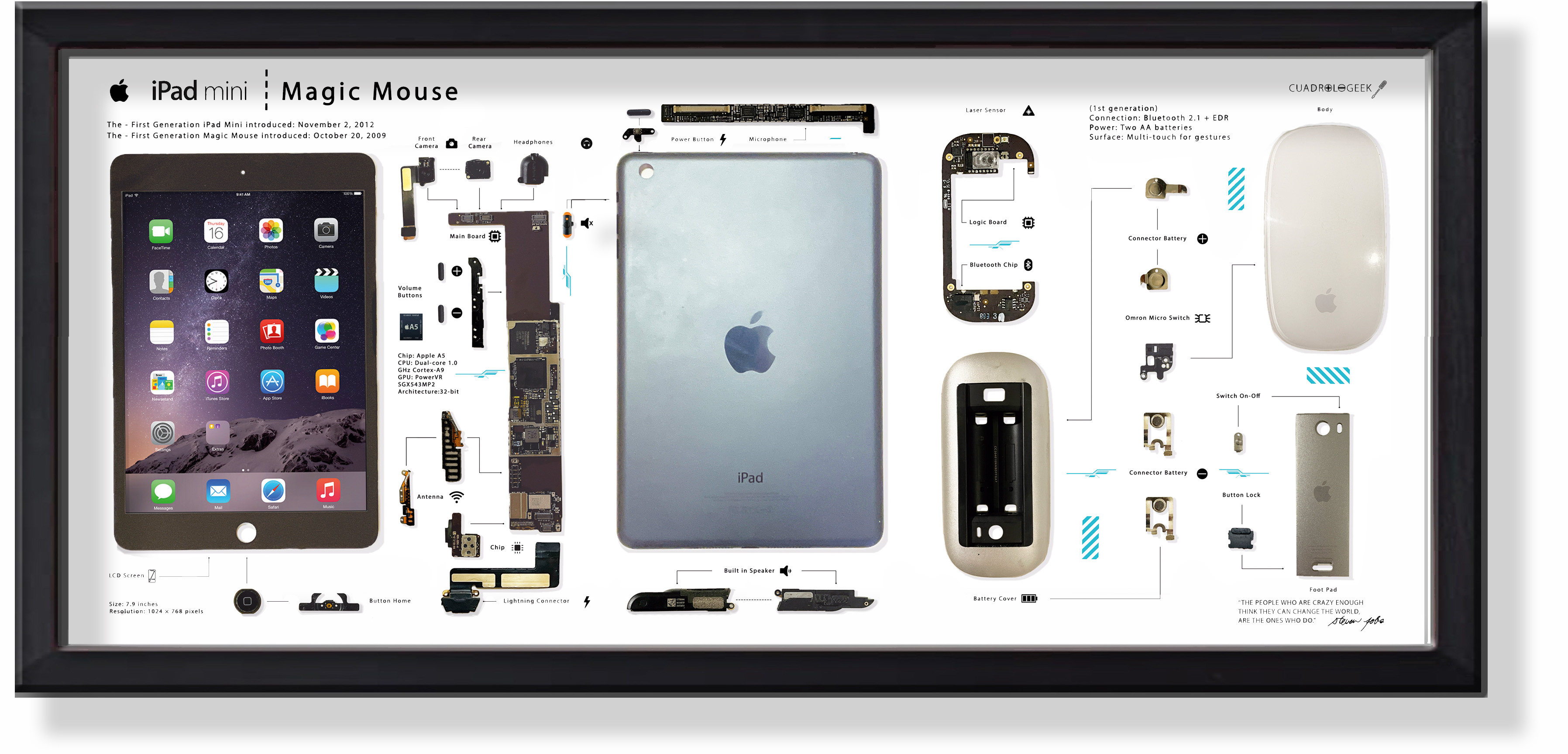 Medium Format Ipad + Magic Mouse 1