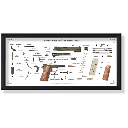  Formato Medio Pistola Springfield 1911-A1 1