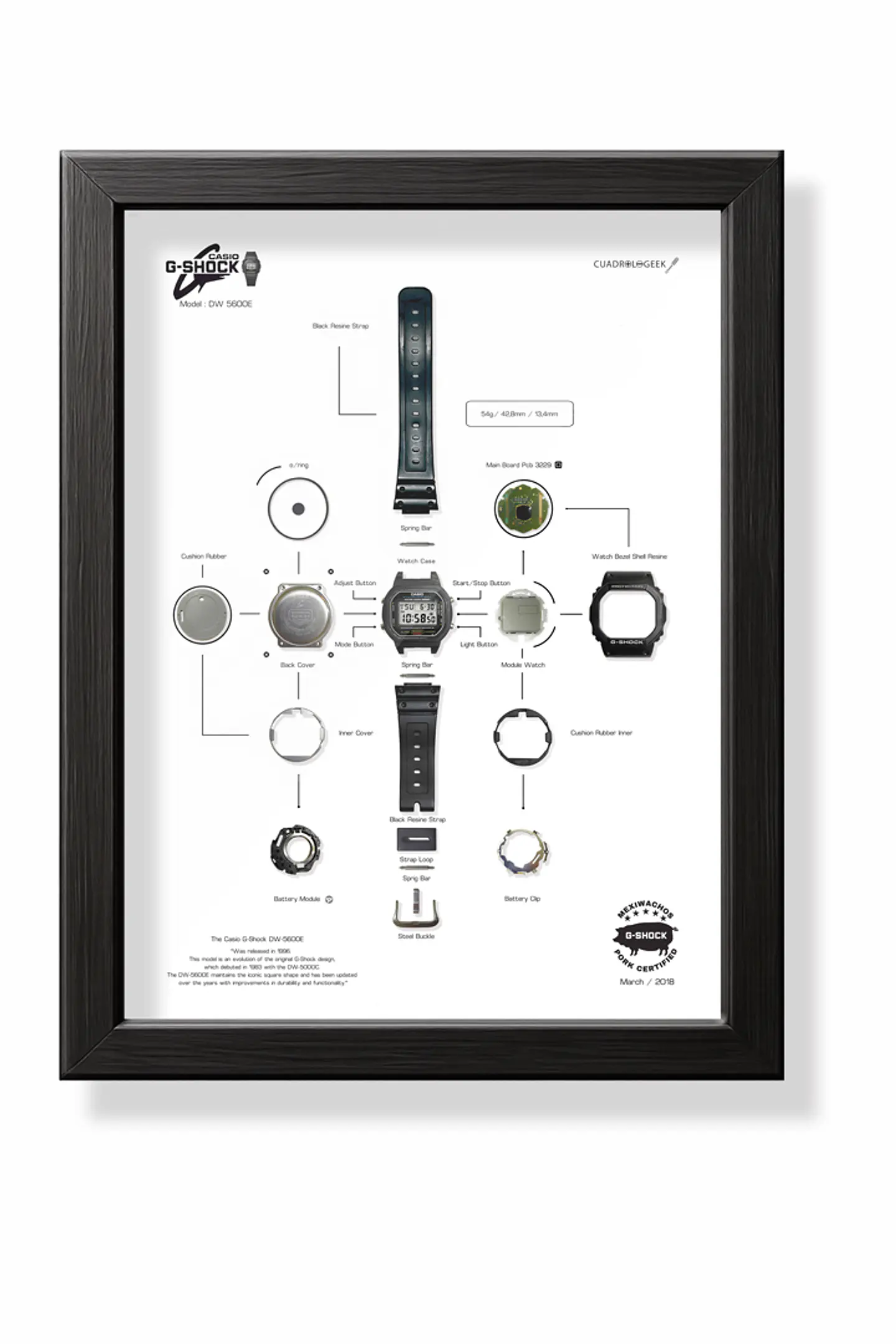 Formato Estándar Reloj Casio G-Shock 1