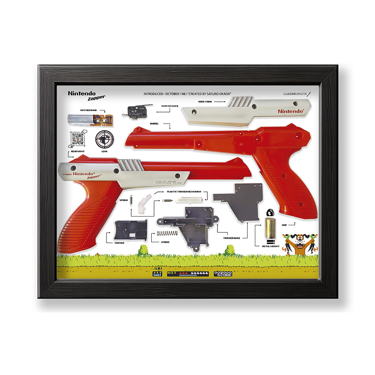 Formato Estándar Pistola Zapper Nintendo Nes Qr 1
