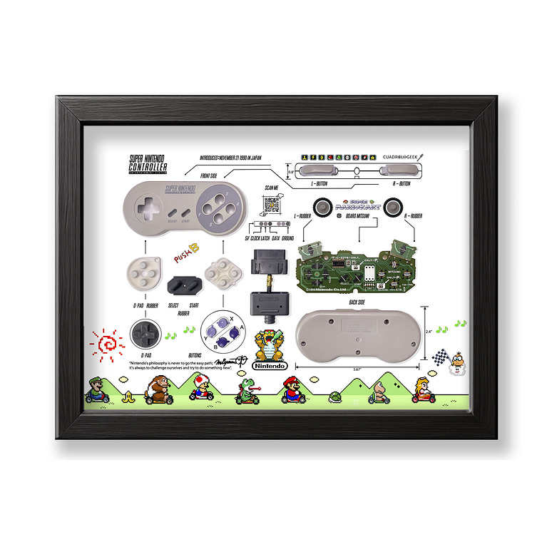 Formato Estándar Super Nes Mario Kart 1