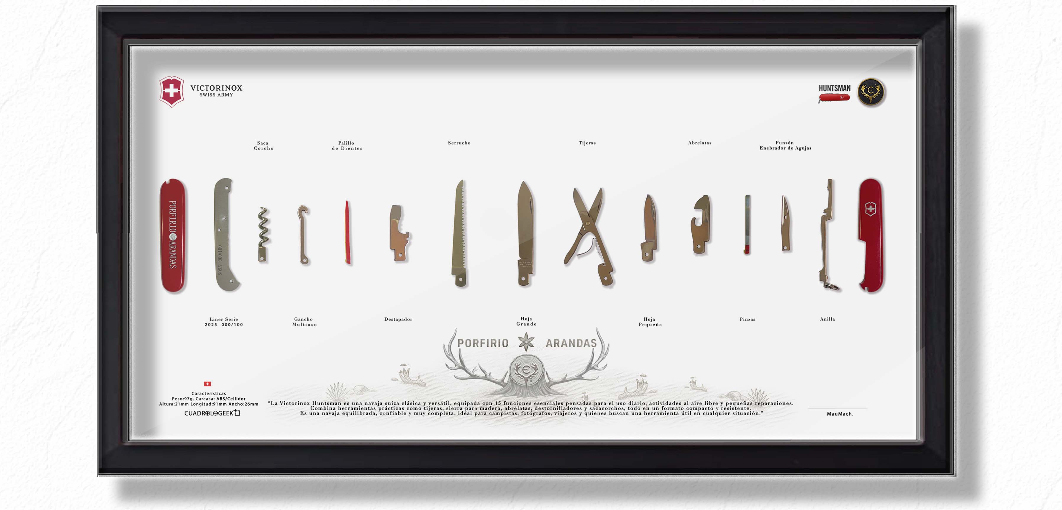 Formato Medio Navaja Suiza Hustman Victorinox 1