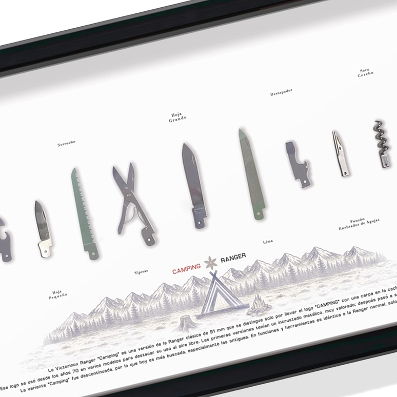 Gran Formato  Navaja Suiza Camping Ranger Victorinox 2