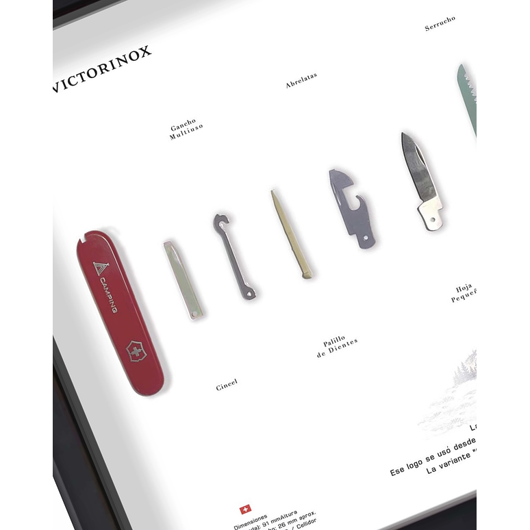 Gran Formato  Navaja Suiza Camping Ranger Victorinox 3