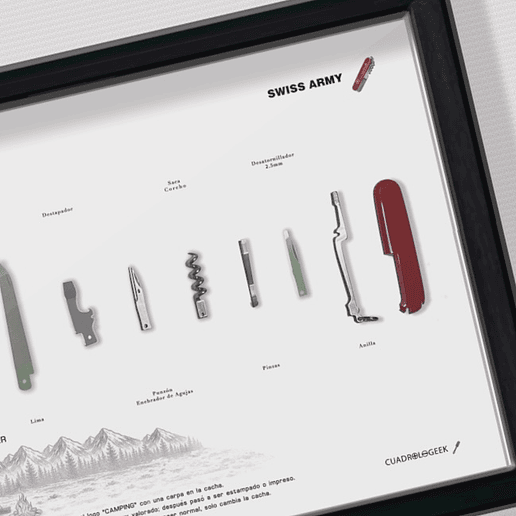 Gran Formato  Navaja Suiza Camping Ranger Victorinox 4