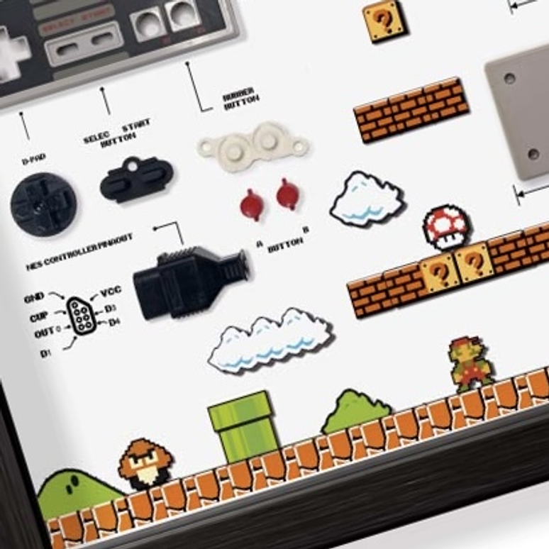 Formato Estándar Control Nintendo Version Super Mario Bros 1   3