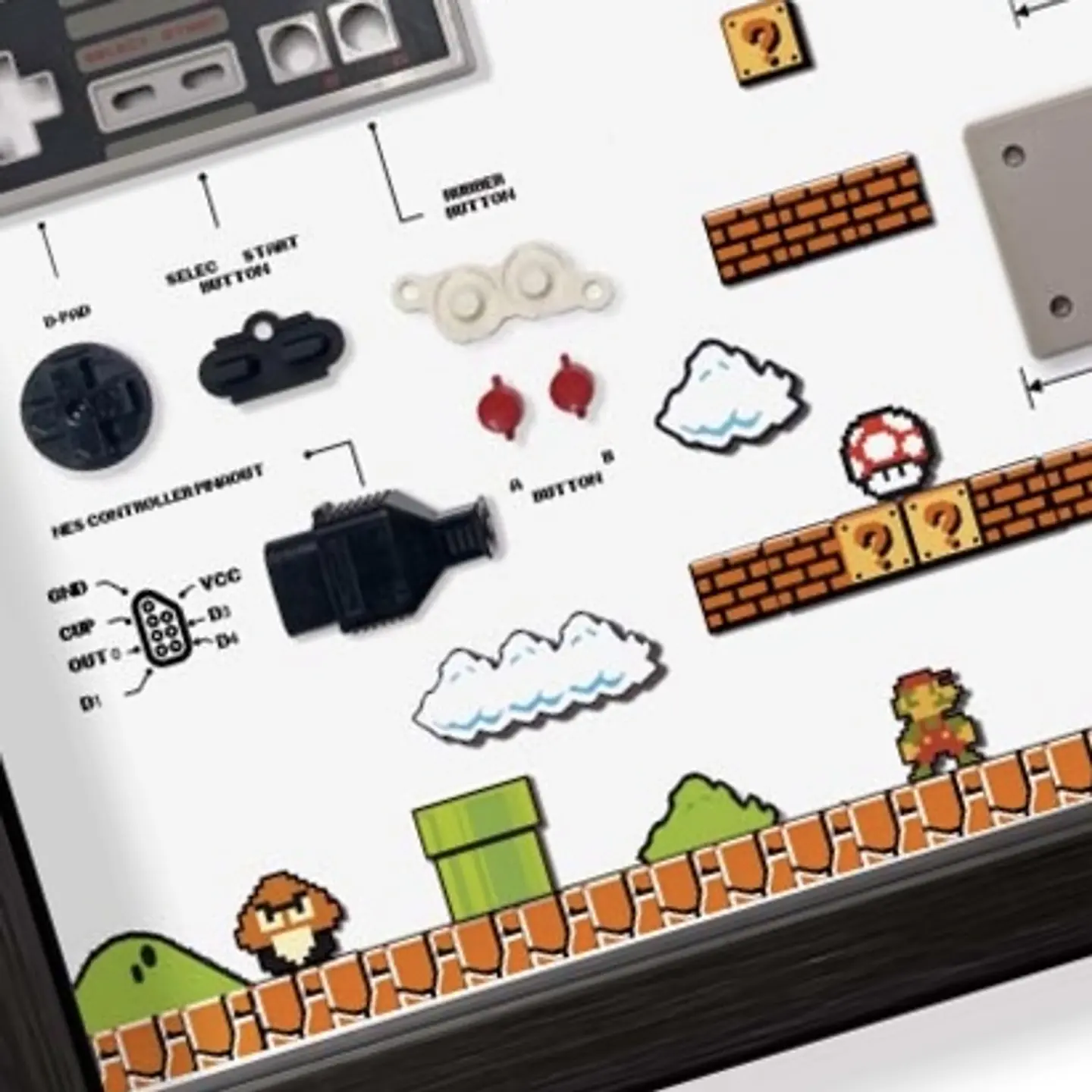 Formato Estándar Control Nintendo Version Super Mario Bros 1   3