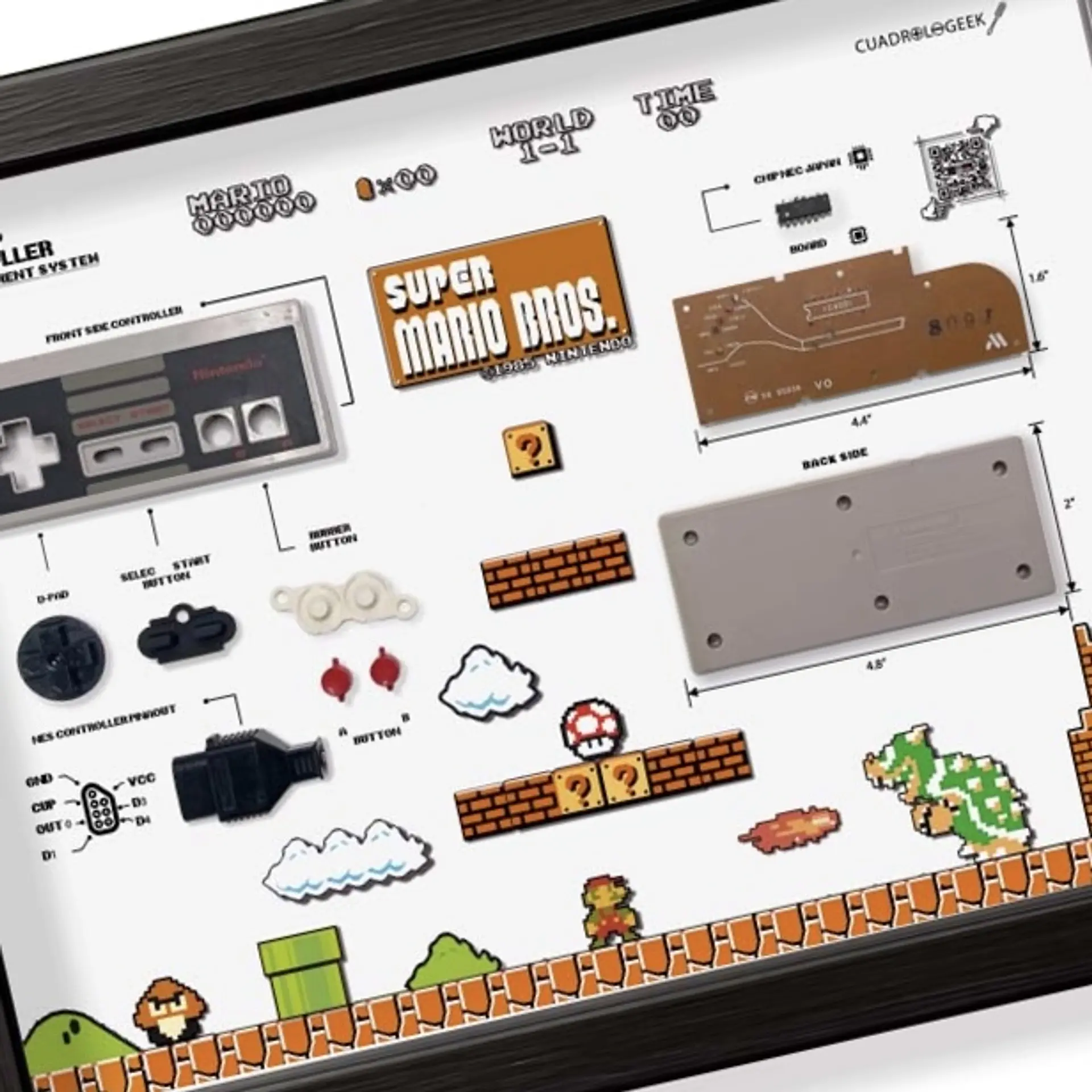Formato Estándar Control Nintendo Version Super Mario Bros 1   5