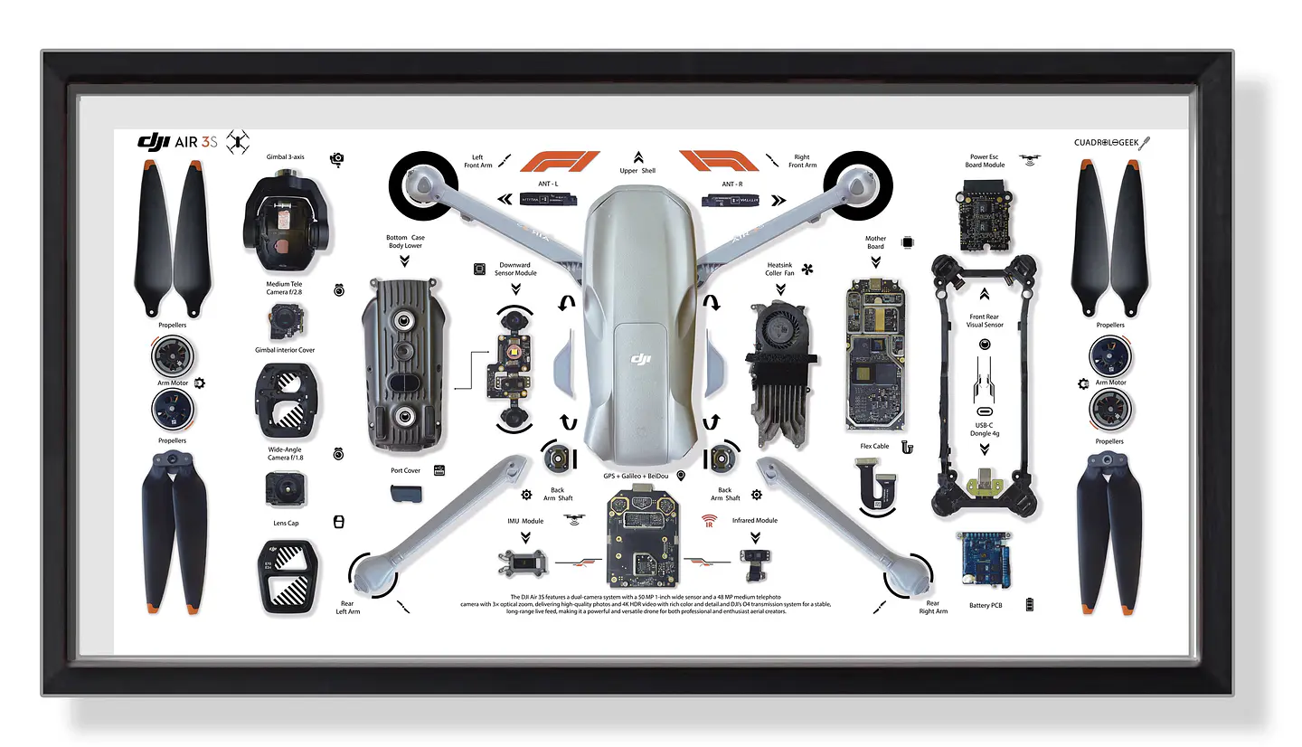 Formato Medio Drone DJI AIR 3S 1