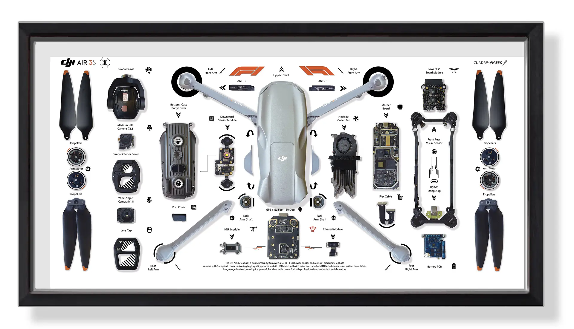 Formato Medio Drone DJI AIR 3S 1